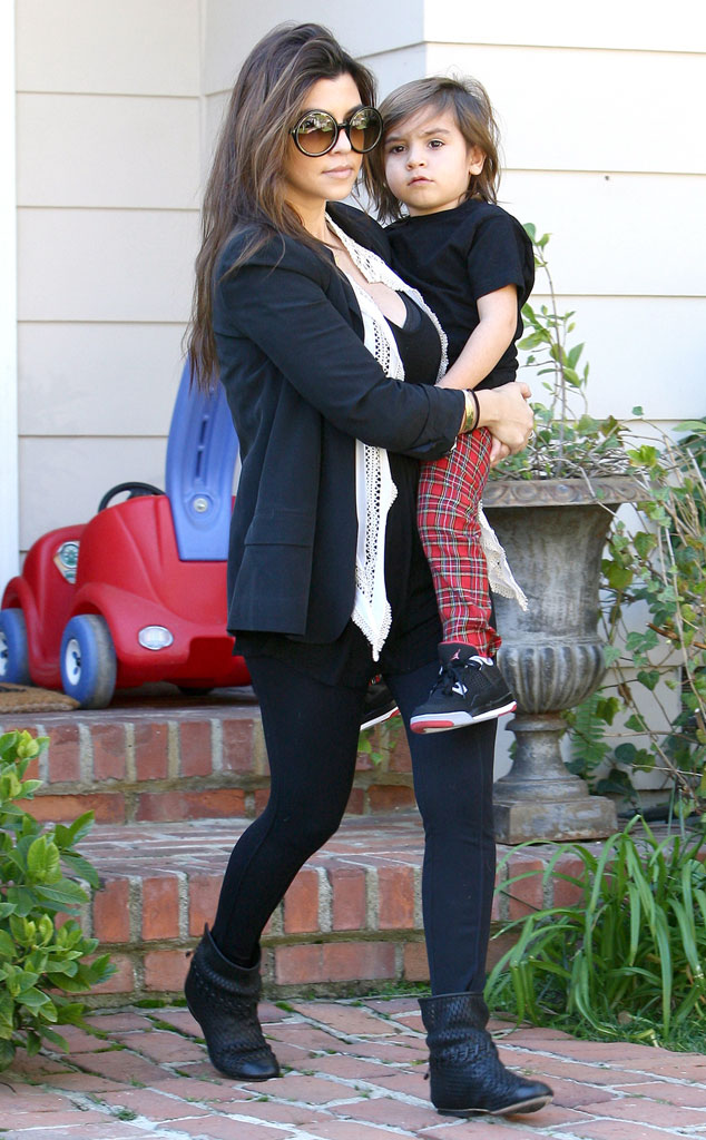 Kourtney Kardashian, Mason Disick Kourtney Kardashian, Mason Disick
